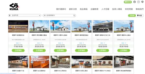 ▲據官網目前統計，藏壽司在台灣有59家分店。（圖／截至藏壽司官網）