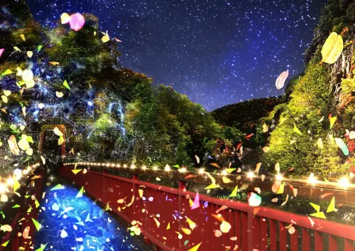 ▲雄獅推出北海道免3萬行程，造訪期間限定「定山溪自然彩燈節」。（圖／雄獅旅遊）