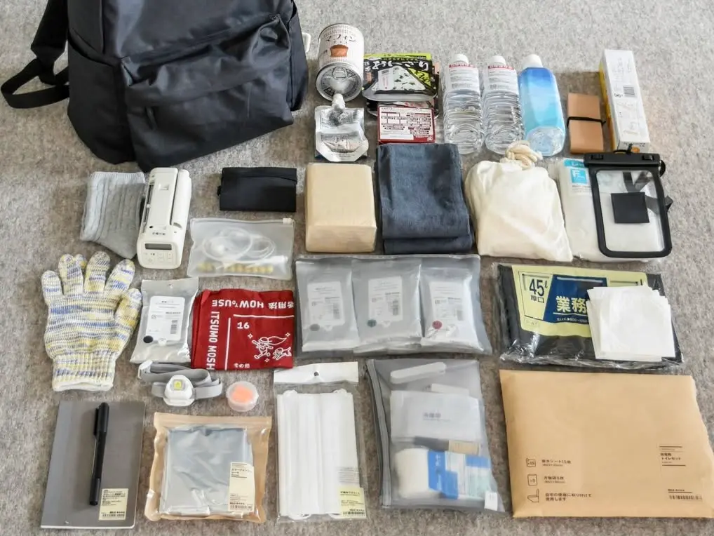 ▲日本無印良品避難包推薦清單。（圖／取自IG@muji_global）