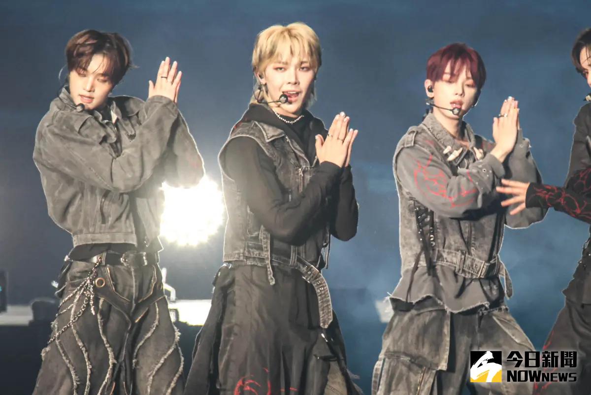 ▲&TEAM首次在台北舉辦演唱會，台灣成員NICHOLAS（王奕翔）發音超台超道地，1句「尖叫聲」還破音，模樣萌翻。（圖／記者朱永強攝）