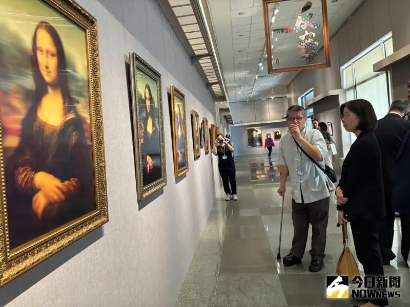 ▲科博館「名畫3D反毒特展」登場，法務部保護司副司長林秀敏(右一）表示，民眾參觀後一定能深刻體會毒品對身心的危害。（圖／記者金武鳳攝，2025.6.20)