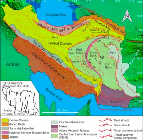 ▲震央位於阿爾卑斯跟喜馬拉雅山造山帶，屬於地震好發區域