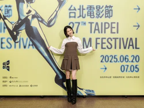 ▲柯泯薰從歌手身分，跳上大銀幕就演《河鰻》女主角，背後有奇妙的巧合，像是被幸運之神幫助。（圖／台北電影節提供）