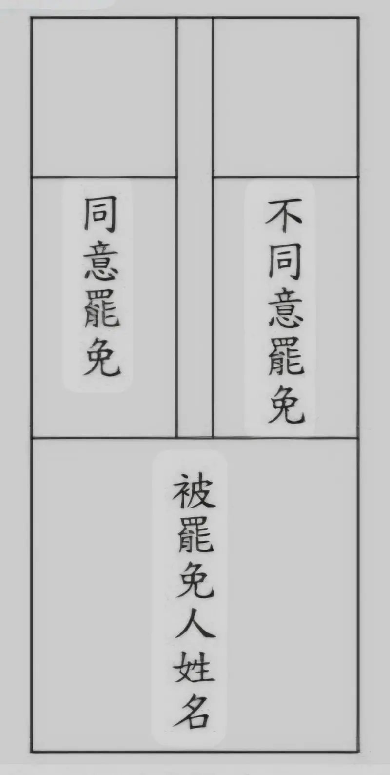 ▲中選會今(21)日公布罷免投票選票樣張。(圖/中選會提供)