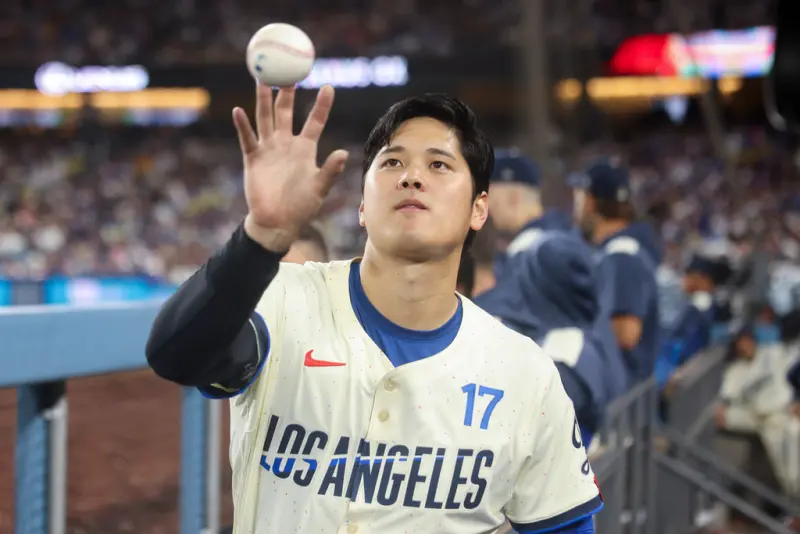 ▲預計進行本季第2次投球的大谷翔平，很有可能會對上國民新生代重砲James Wood，將是他要小心的打者，總教練Dave Roberts也給出對策，直言不能讓Wood專注在鎖定速球上，要利用位置和球種擾亂他的打擊節奏。（圖／美聯社／達志影像）