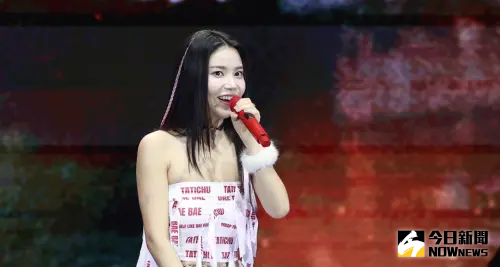 ▲韓國女團主唱頌樂今（22）日晚間在台北開唱，不僅全與粉絲用中文互動，在聞言台灣有「還沒結婚都有紅包拿」的習俗時，更是激動喊道：「想住台灣！」（圖／記者嚴俊強攝）