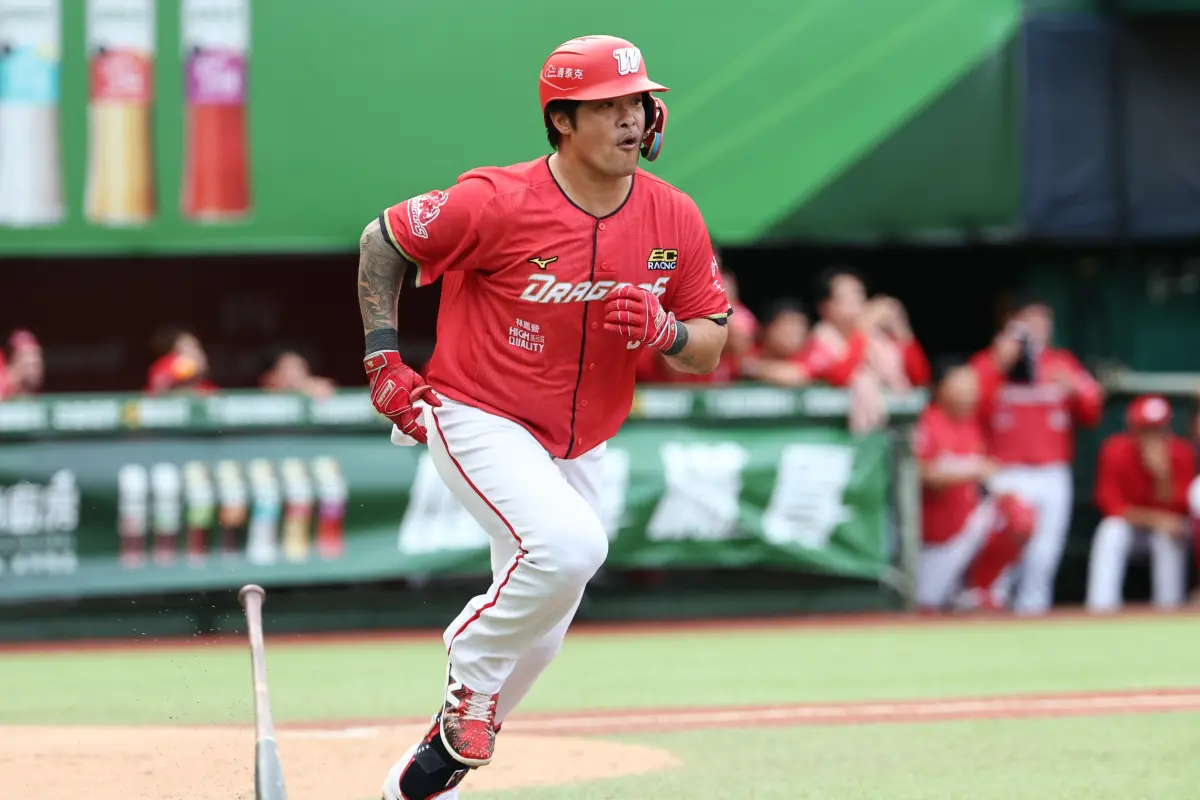 ▲味全龍老將「大師兄」林智勝的「使用手冊」曝光，龍隊總教練葉君璋表示，林智勝一週出賽控制2到3場。（圖／味全龍提供）