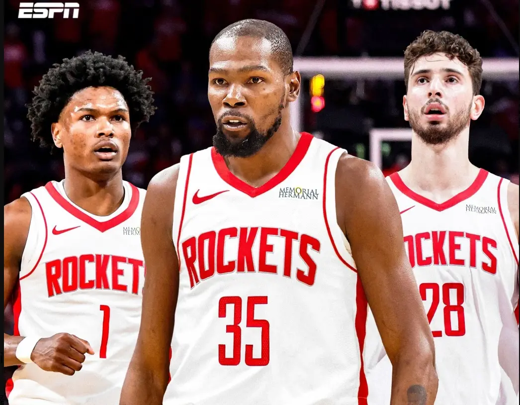 ▲NBA球星Kevin Durant震撼轉戰休士頓火箭隊的交易案，不過究竟誰得利，還要等比賽打了才知道。（圖／ESPN）