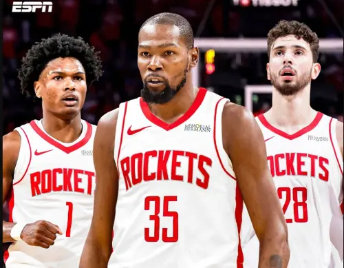 ▲NBA球星Kevin Durant震撼轉戰休士頓火箭隊的交易案，於台灣時間23日凌晨拍板定案，不僅引發西區格局劇變，Durant本人得知消息時的「瞬間反應」也迅速成為社群熱議焦點。（圖／ESPN）