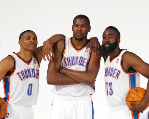NBA/KD轉戰休士頓!昔日「雷霆三少」 如今都穿過火箭紅色球衣