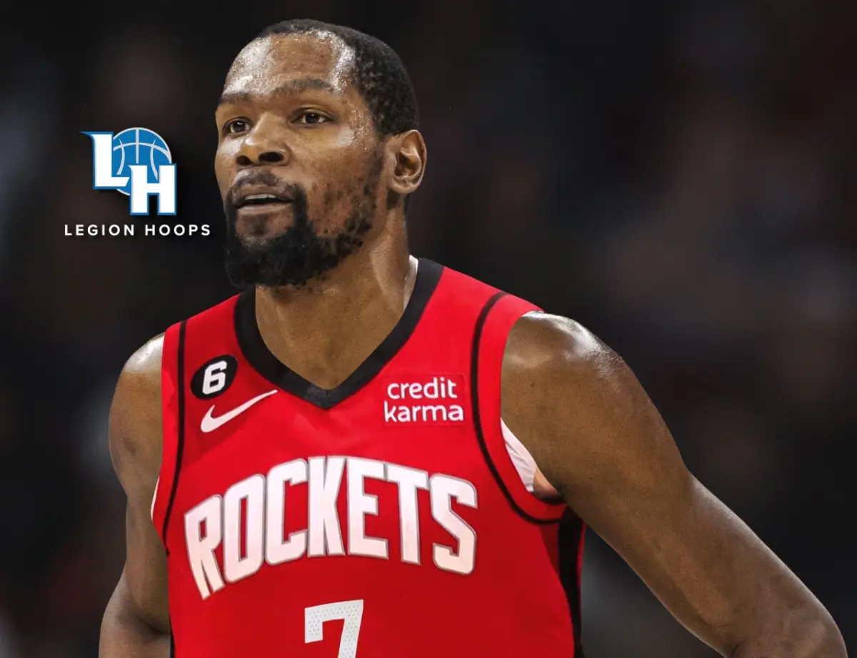 ▲NBAKevin Durant震撼加盟休士頓火箭，卻仍被調侃。（圖／取自LegionHoops）