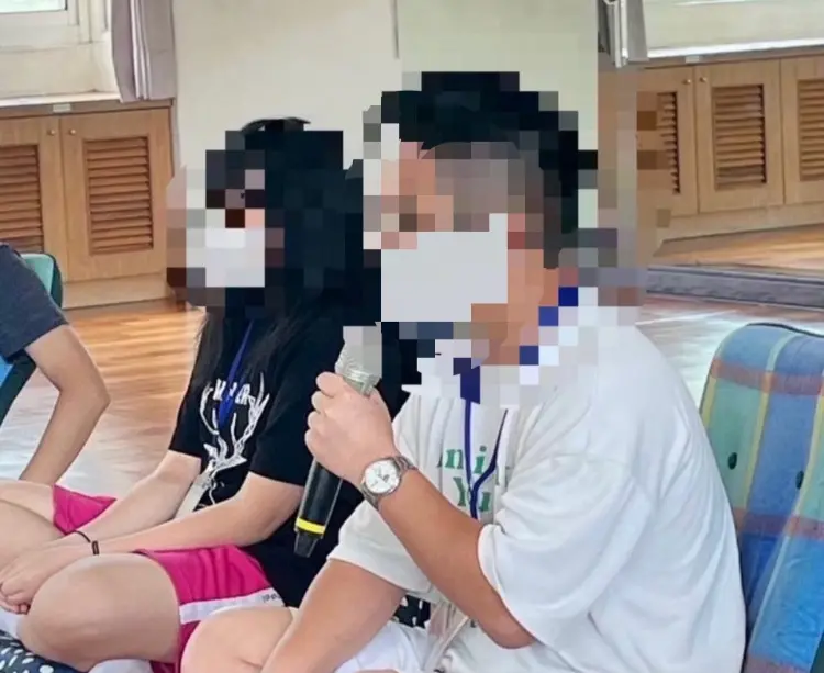 ▲安排阿高參與少輔會自辦的「少年代表培力方案」阿高從在旁觀察，逐漸打開自己的心房，傾聽他人的分享，同時學習分享自己的想法。（圖／高市少輔會提供）