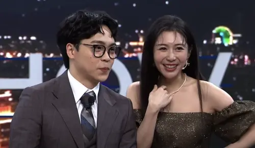 ▲Albee（右）否認自己是賀瓏（左）跟天殘的第三者。（圖／STR Network YouTube）