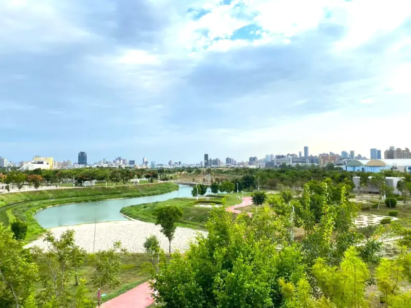 ▲台中水湳「最後鑽石地」本周標售，文商50地號是唯一僅剩中央公園首排土地，擁有「三高」優勢，很被看好。（圖／春耕提供）