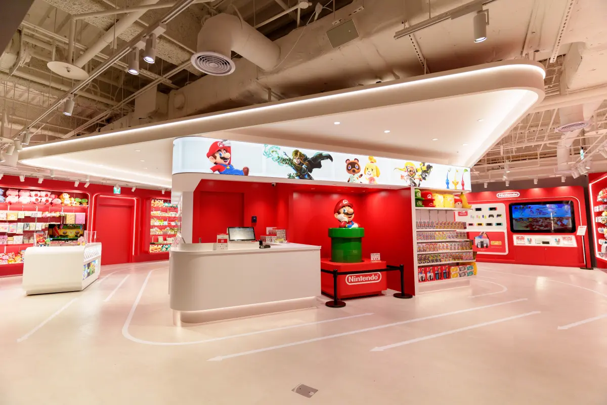 ▲7月10日在新光三越台北信義新天地 A11，任天堂授權商品旗艦中心將展開 Switch 2 首賣會。（圖／傑仕登提供）