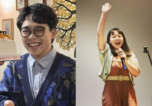 ▲賀瓏（左）天殘（右）。（圖／翻攝自IG）