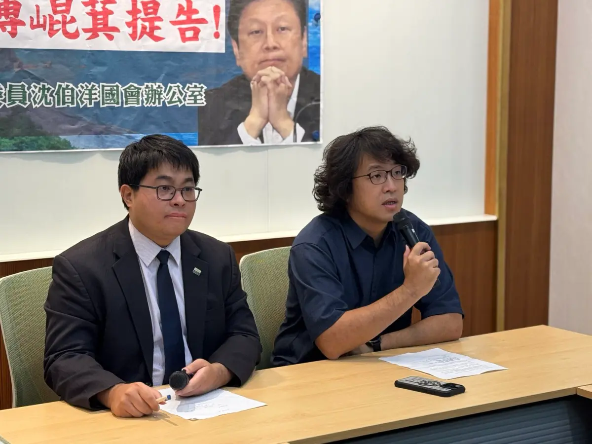 ▲沈伯洋24日正式對傅崐萁提告求償100萬，將全數捐給花蓮做公益。（圖／翻攝自沈伯洋臉書）