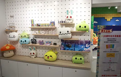 ▲《新楓之谷》台北主題餐廳以「玩具城」為主題，打造沈浸式佈景。（圖／記者葉政勳攝）