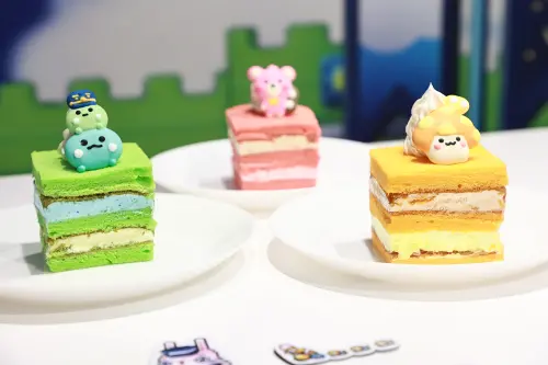 ▲《新楓之谷》主題餐廳共推出的限定餐點包含滿滿的遊戲元素。（圖／記者葉政勳攝）