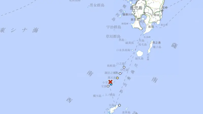 日本鹿兒島外海「3天327次地震」！日專家示警未來2週地震風險高
