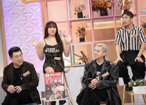 ▲黃小愛（左二）在《小姐不熙娣》表示軍中弟兄對他們這樣的性向反而會照顧，沒有公主病都變有公主病。（圖／東森綜合台提供）