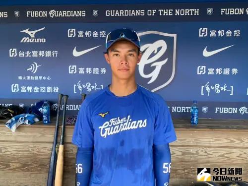 ▲富邦悍將內野手陳愷佑今日迎來一軍初先發。（圖／記者陳柏翰攝）