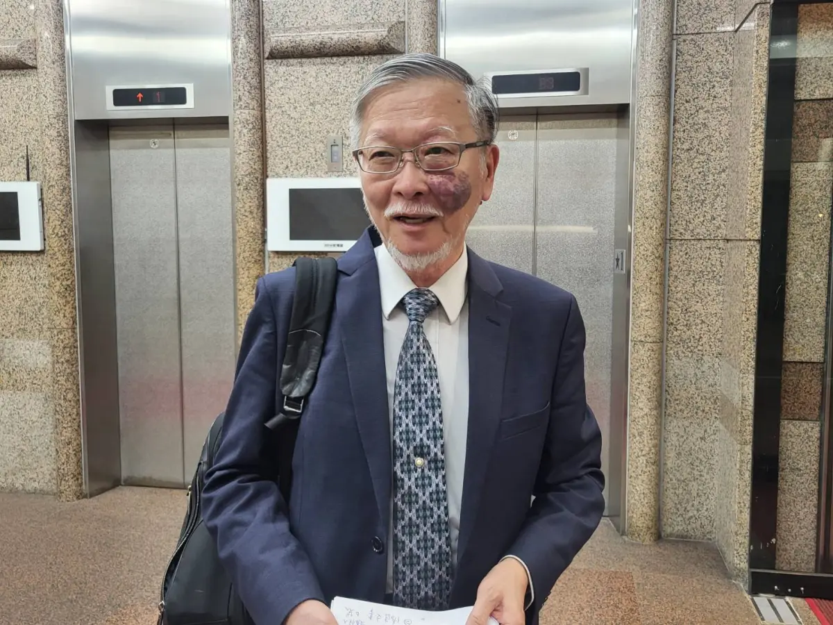 ▲邱駿彥表示，明天會與林岱樺聯絡，邀請她在30日開會時，當面說明。（圖／記者陳佩君攝，2025.06.24）