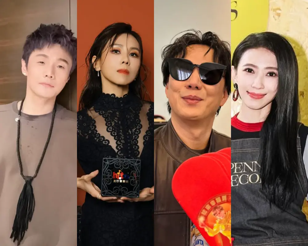 ▲金曲獎即將在本週六舉行，李榮浩（左起）蔡健雅、蕭煌奇、戴佩妮都是此次入圍歌王歌后的人選，神佛解讀專家阿谷老師也分析，本屆富含女性成長的作品較容易被看見。（圖／翻攝自IG）