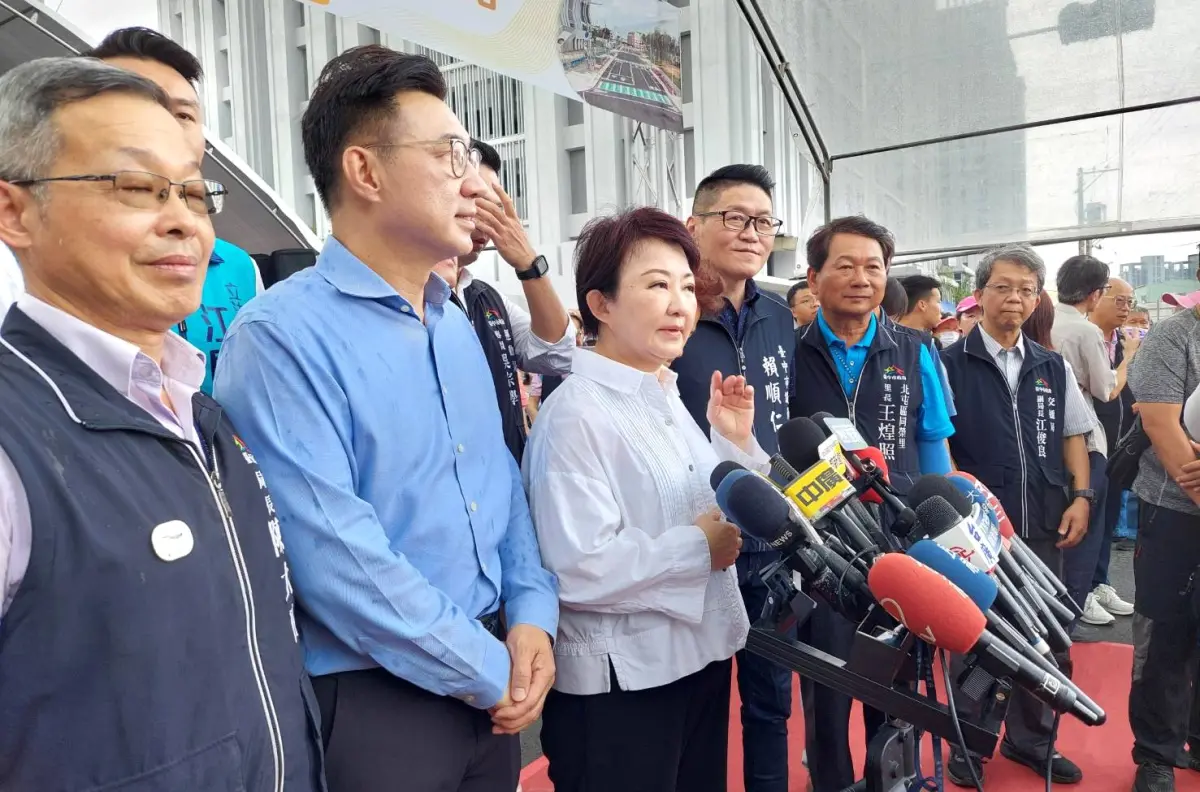 ▲台中市長盧秀燕今喊話總統賴清德，有時間開講要對焦民生疾苦，不要只談長毛象。（圖／記者顏幸如攝，2025.06.25）