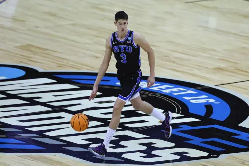 來自楊百翰大學的Egor Demin (圖/美聯社/達志影像) ▲來自楊百翰大學的Egor Demin (圖/美聯社/達志影像)