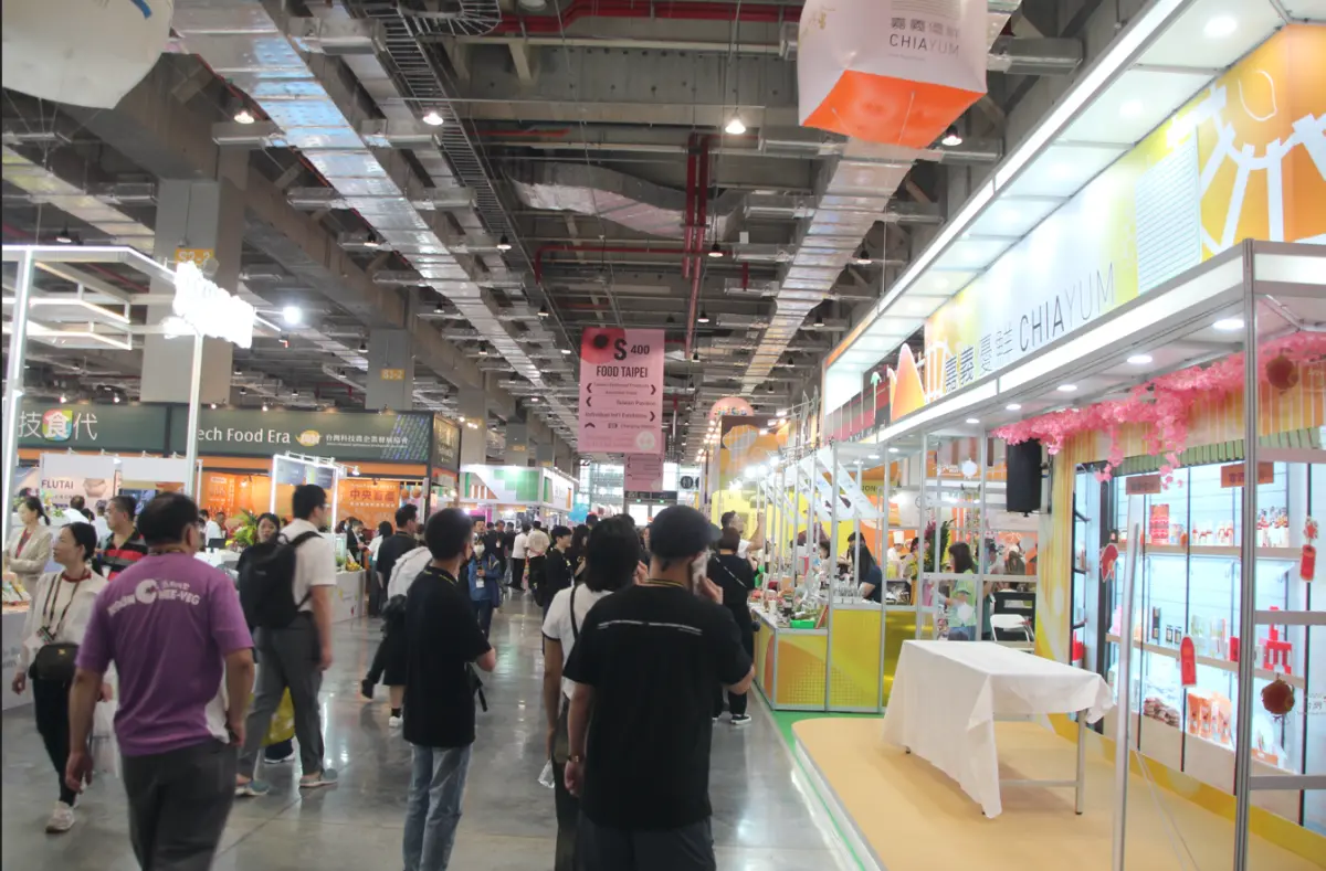 ▲2025年台北國際食品系列展今（25）日在台北南港展覽開幕，展期為期4天。吸引1,700家企業、4,500個攤位。（圖／記者鍾泓良攝影）