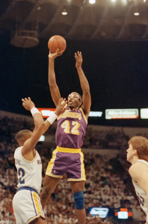 ▲湖人對於1982年選進狀元James Worthy（圖／美聯社／達志影像）