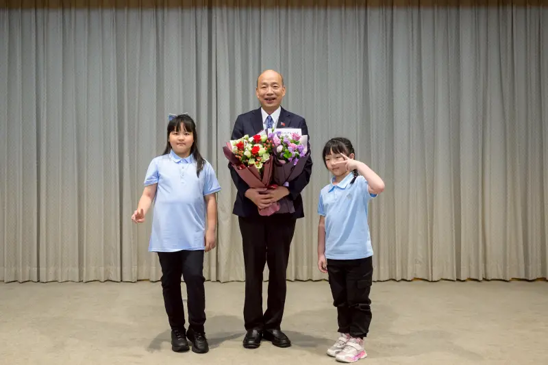 ▲韓國瑜接見數學協會等一行人。（圖／立法院提供）