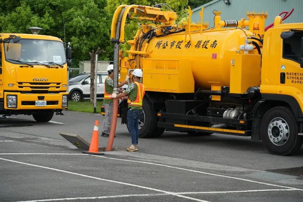 ▲環境部偕同南投縣舉辦災後環境復原演練。（圖／環境部）