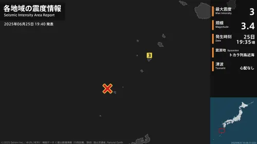 日本鹿兒島外海地震逾400次破紀錄！日學者提醒仍有規模6以上風險
