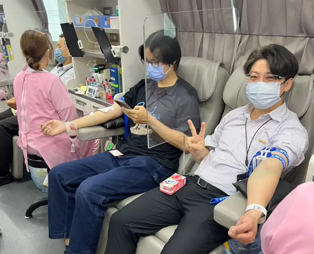▲台灣中油公司煉製事業部舉辦熱血中油傳愛無限公益捐血活動。(圖／台灣中油煉製事業部提供)