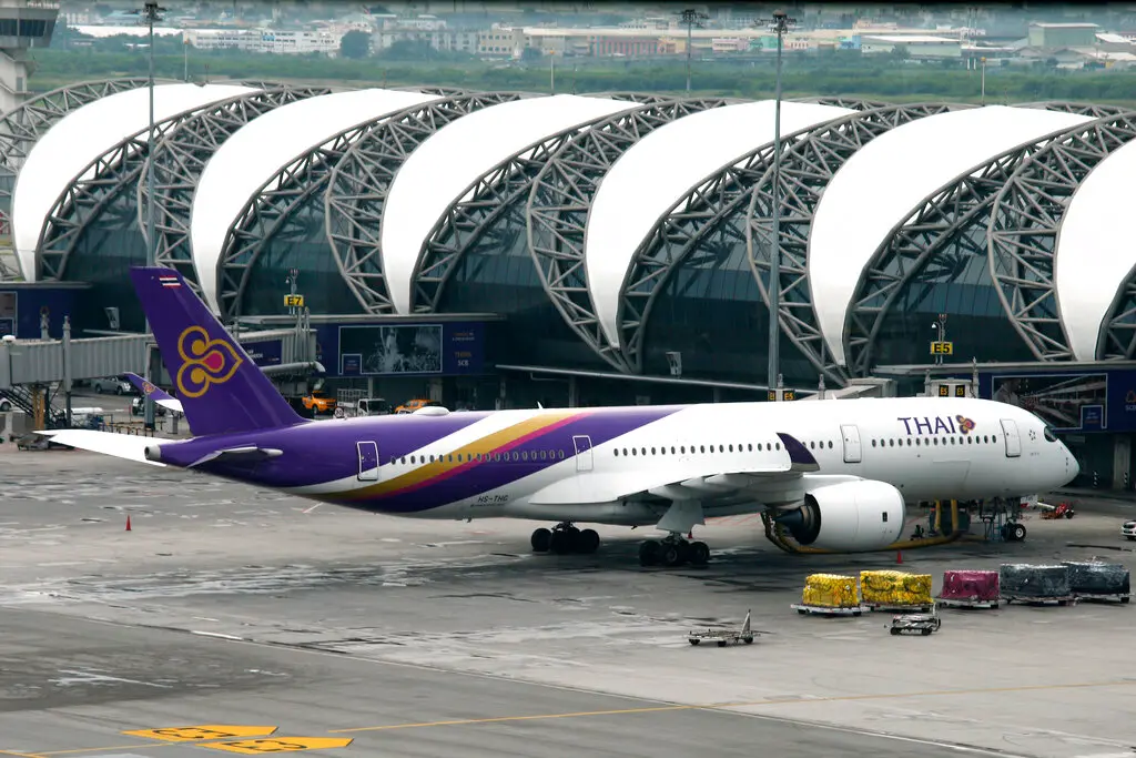 ▲泰國航空從瀕臨破產到破繭重生，獲法院批准結束債務重整程序。（圖／美聯社／達志影像）