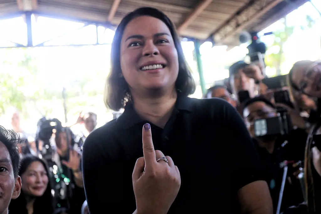 ▲菲律賓副總統薩拉．杜特蒂（Sara Duterte）彈劾案4日在國會有重大進展。（圖／美聯社／達志影像）