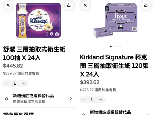 ▲店內價跟線上非會員價格，所有品項的漲幅百分比一致，皆為 28.8%。（圖／翻攝自APP）