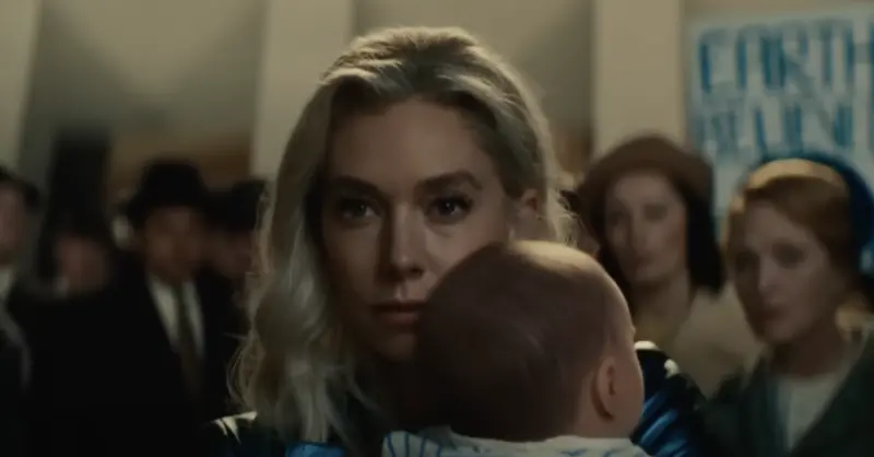 ▲漫威電影《驚奇4超人：第一步》終極預告震撼釋出，凡妮莎寇比（如圖）飾演的隱形女驚喜產子，全新角色曝光，7月23日全台上映，攜家人力抗神級反派行星吞噬者！這部片也是為了即將到來的《復仇者聯盟：末日之戰》揭開序幕。（圖／MarvelTW YT）