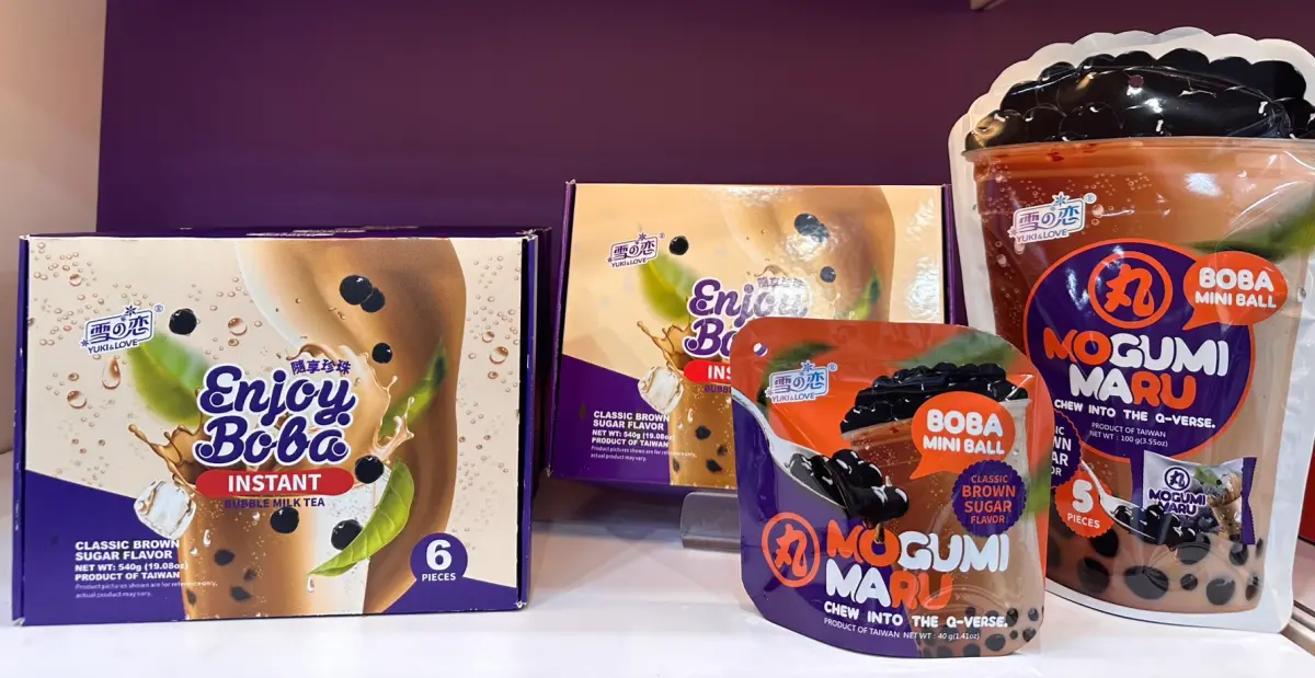 ▲「雪之戀」推出隨享珍珠及MOGUMI丸新品，一舉將珍珠推向3.0--Ready to Eat開封即食時代。(圖／業者提供）