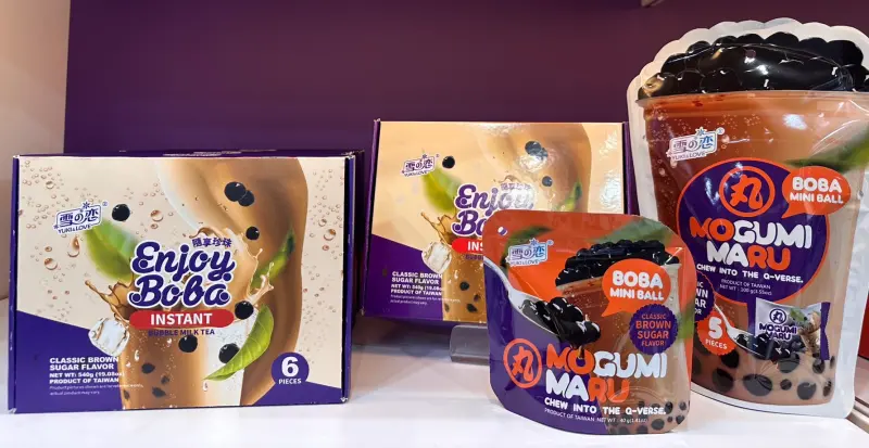 ▲「雪之戀」推出隨享珍珠及MOGUMI丸新品，一舉將珍珠推向3.0--Ready to Eat開封即食時代。(圖／業者提供）