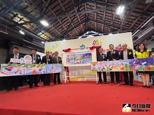 ▲全國郵展今天舉辦揭幕式，同步舉辦「休閒活動郵票（第3輯）」發行典禮，（圖／記者金武鳳攝，2025.6.26)