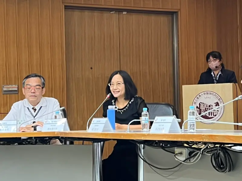 ▲家屬連純慧女士分享父親選擇安寧善終。（圖／記者張乃文攝）