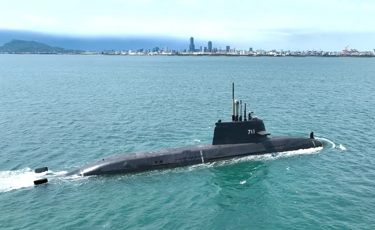 ▲台船證實「海鯤號」潛艦9月不可能完成海試。(圖／台灣國際造船公司提供)