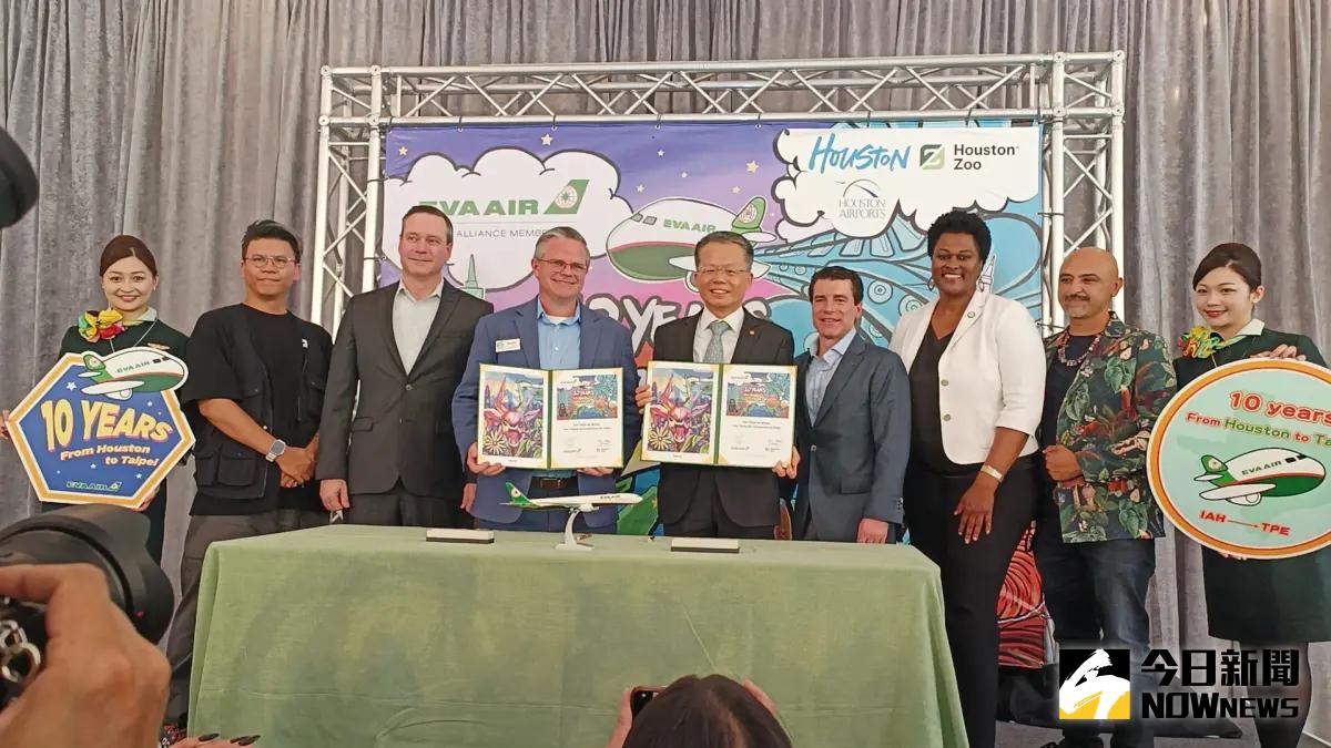 ▲長榮航空桃園-休士頓航線今年邁入開航10週年的重要里程碑。（圖／記者許若茵攝）