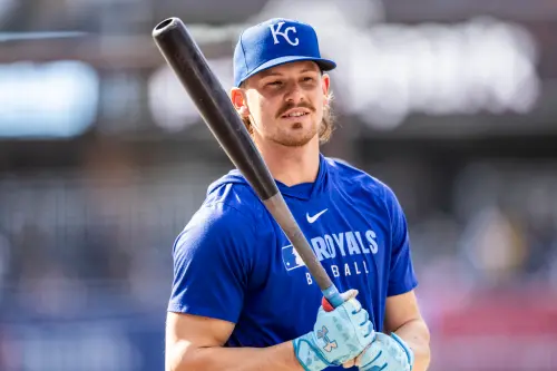 ▲堪薩斯市皇家極度依賴美聯MVP熱門人選小鮑比·威特（Bobby Witt Jr.）的火力，球隊期盼新秀能快速成長，補足打線中最缺乏的長打能量。（圖／美聯社／達志影像）