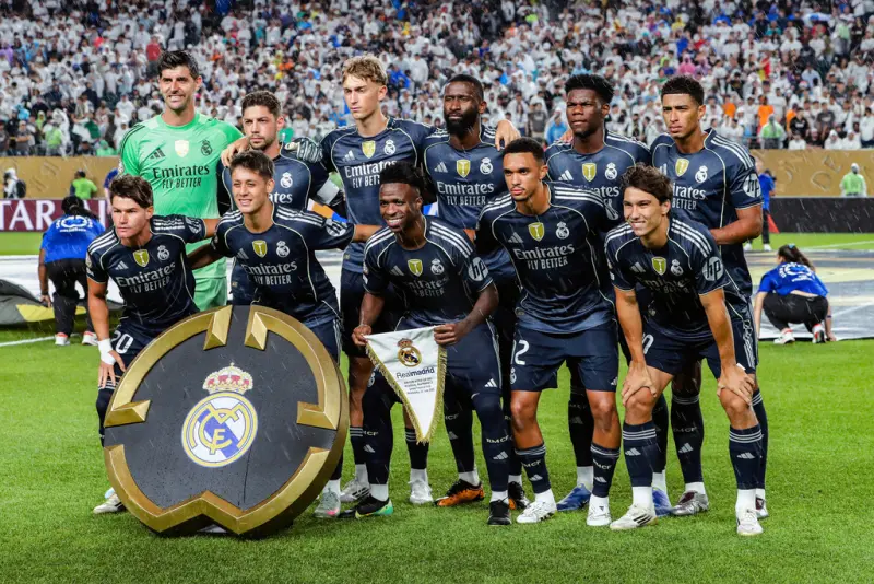 ▲2025年世俱盃16強對戰組合出爐，「宇宙艦隊」皇家馬德里將對上尤文圖斯，而梅西（Lionel Messi）領銜的國際邁阿密將對上歐冠冠軍巴黎聖日耳曼。（圖／美聯社／達志影像）