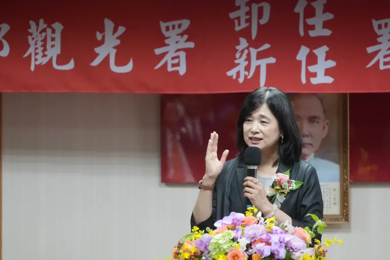▲台灣觀光署新任署長陳玉秀今日正式走馬上任。（圖／NOWSNEWS）