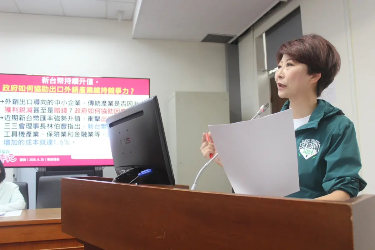 台幣升值創新高陳亭妃：中小企憂接單愈多虧愈多| 工商快訊| NOWnews今日新聞